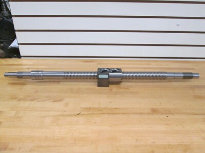 BARNES PRECISION GROUND BALLSCREW; 35mm THREAD DIAMETER 6mm LEAD ~REGROUND~