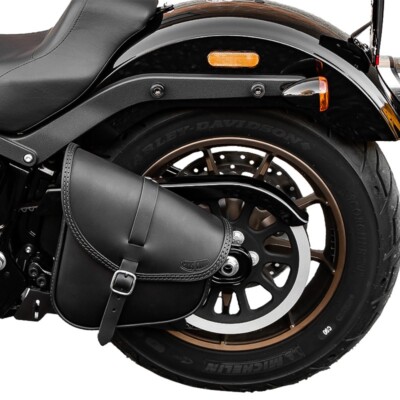 SATTELTASCHE FÜR ALLE HARLEY SOFTAIL-MODELLE 2018 2026 LEDER-SCHWINGENTASCHE