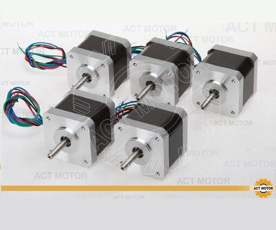 Jetzt mit 20% Rabatt,5 PC ACT Nema17-Schrittmotor 17HM5417   0,9° Schrittwinkel