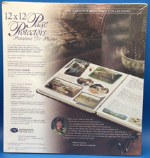 CREATIVE MEMORIES 12x12 Page Protectors 15 Sheets  1 Bonus 1999 NEW SEALED NICE