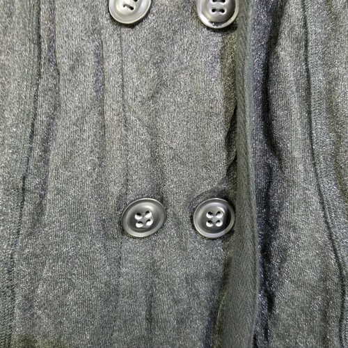 Marc Aurel leichte Jacke schwarz schimmernder Knopf vorne knirscht 42 - Bild 4 von 12