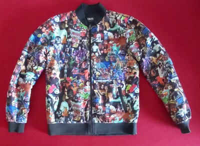 Jacke Marke YNTS mit Figuren 80er - 90er Jahre.
