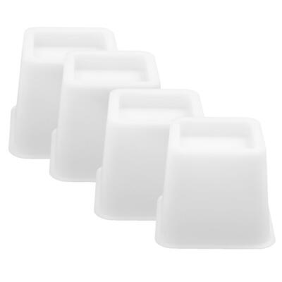 Forever Heavy Duty Multi Height Bed Risers and Bed Lifts - Set of 4 ...