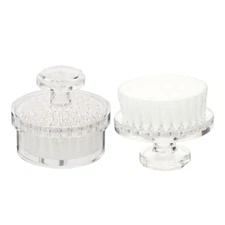 2PCS Portable Facial Brush Facial Cleansing Brush Face Wash Brush Exfoliating