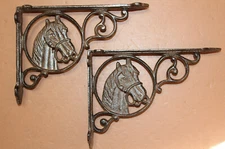 SHELF BRACKET, Horse Design Shelf Brackets Country Decor,cowboys, rodeos  B-04