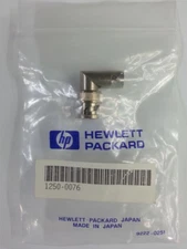HP 1250-0076 BNC-M to BNC-F Right-Angle Adapter New Agilent Keysight