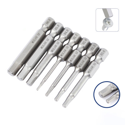 Hex Key Allen Bit Set Quick Change Connect impact driver power drill 50mm/65mm