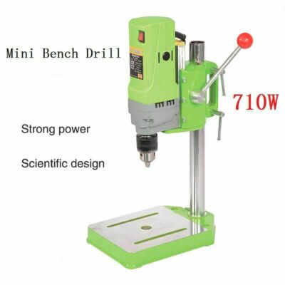 Mini Drill Press Bench Small Electric Drill Machine Work Bench 220V 710W