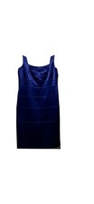 Gorgeous Purple Satin body con dress Size 8