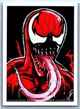 Carnage Sketch Card Scott Sketches Trading Card Print Fan Art