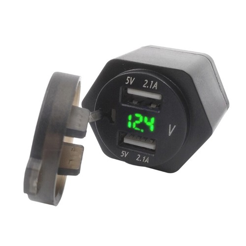 Dual USB Type-C Car Charger Fast Charging Adapter Splitter 4.1A for Phone Tablet - 第 8/9 張圖片