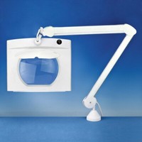 Modelcraft LC8079 Lampe Eckig Mit Lupe Leselupe Modell