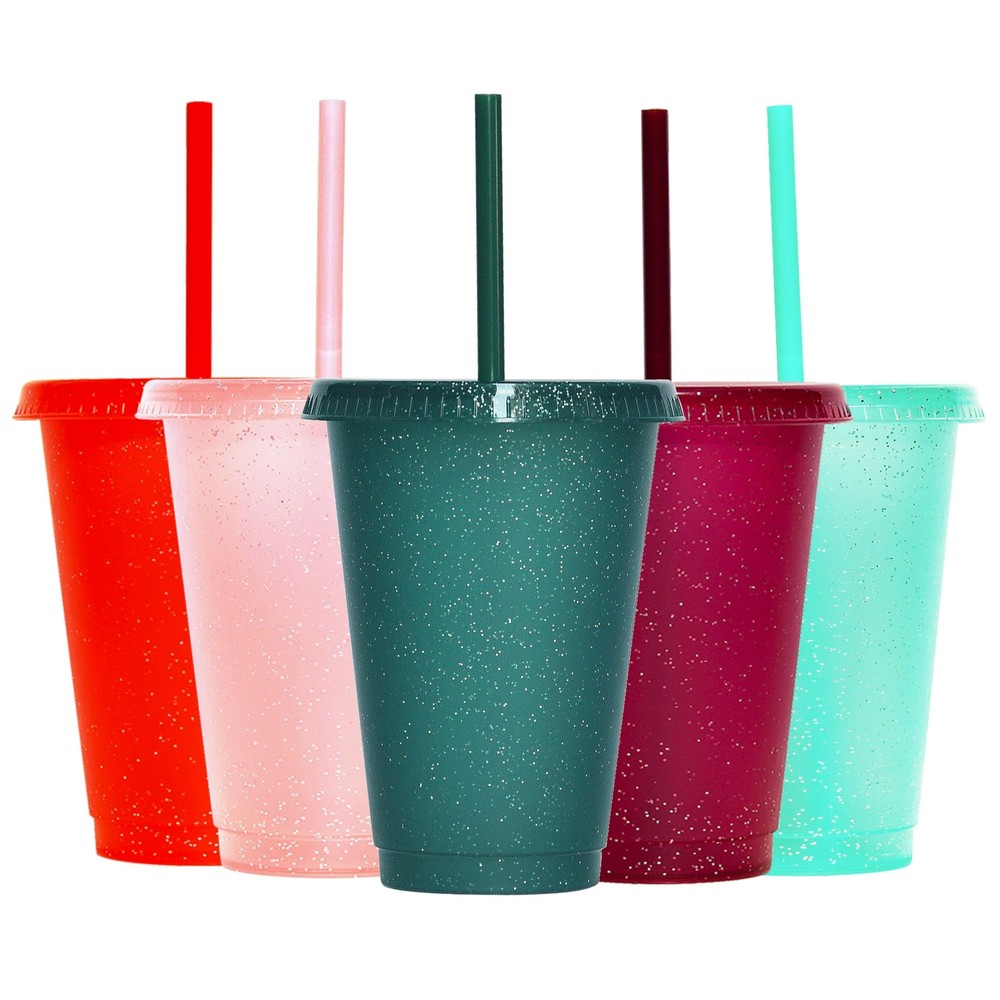 Tumbler with Straw and Lid,Water Bottle Iced Coffee Travel Mug Cup,Reusable P...
