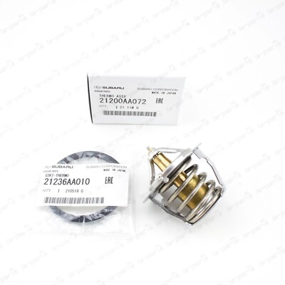 GENUINE SUBARU THERMOSTAT & GASKET OUTBACK FORESTER IMPREZA WRX STI 21200AA072