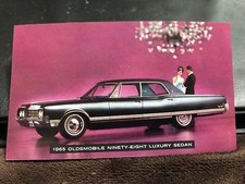 1965 Oldsmobile 98 Luxury Sedan Postcard - Wilkinsburg,  PA Dealership on Back