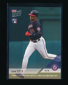 JUAN SOTO 2018 TOPPS NOW #567 RC ROOKIE #/1107* *NEW YORK YANKEES* (C)