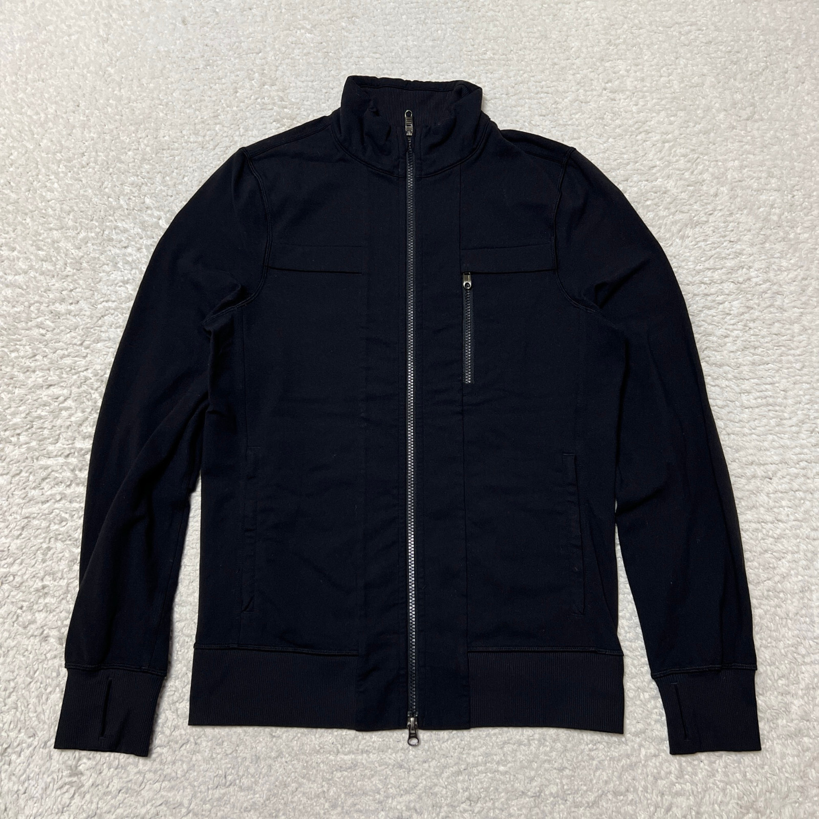 Lululemon Post Gravity Jacket Men Small Black Ful… - image 1