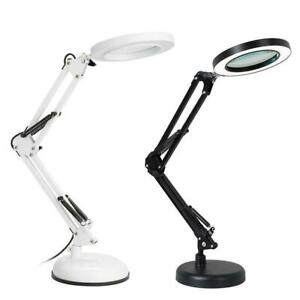 Usb Desk Magnifier Lamp 5x Magnifying, Table Magnifier Lamp 5x