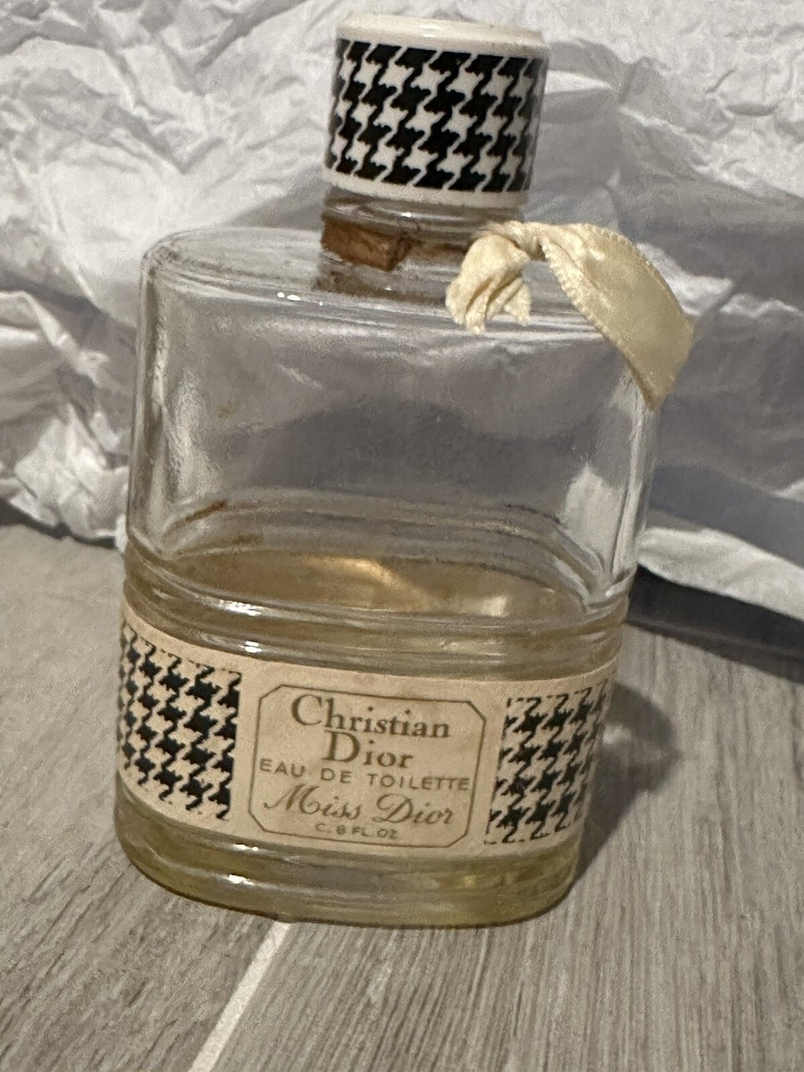 Vintage Christian Dior EMPTY Eau De Toilette Bottle Miss Dior | eBay