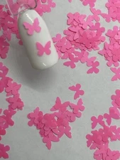 Butterfly 1 Pink Nail Glitter | 1 TSP | Gel Nail Art & Acrylic