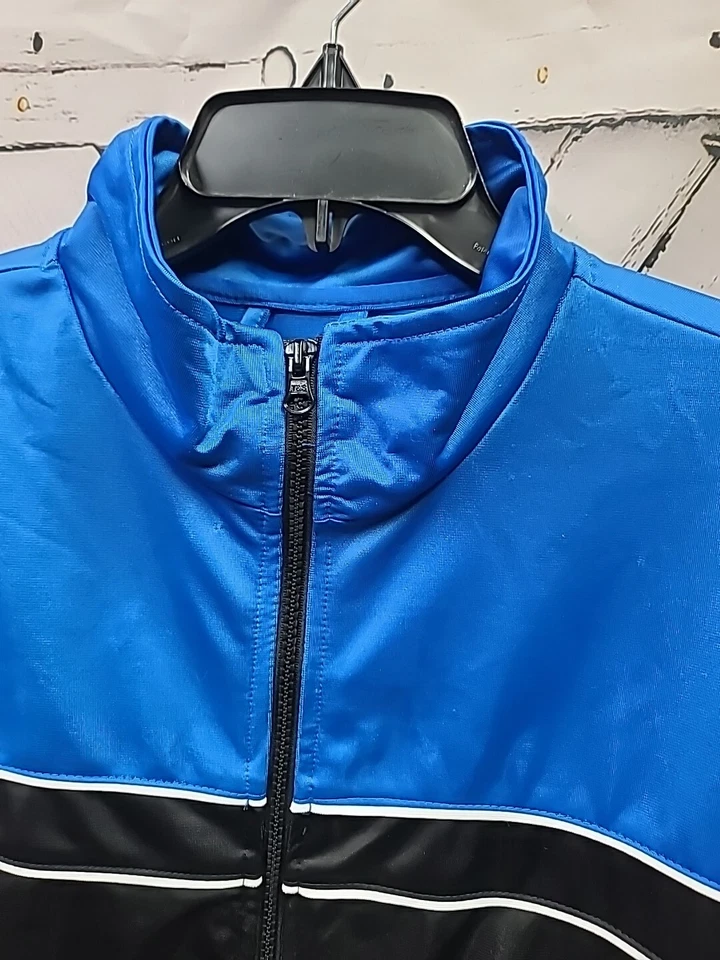 Athletech Black & Blue Zip Front Active Wear Jacket Mens M New with Tags - Image 2 of 4