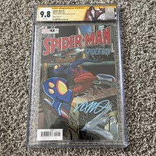 SPIDER-MAN #7 RAMOS VARIANT COVER CGC 9.8 SS SKETCH & SIGNED BY HUMBERTO RAMOS