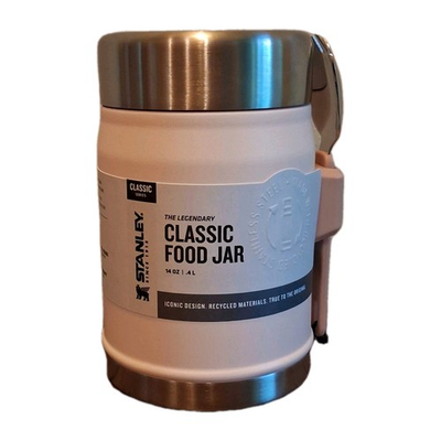 #ad Stanley Classic Food Jar 14oz Rose Quartz Vacuum Insulated Lunch Thermos NWT $29.99