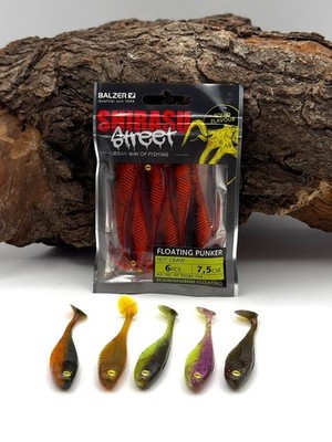 Balzer Shirasu Street Floating Punker 7,5cm 3,1g Barschköder Squid Flavour Köder