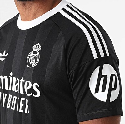 Adidas Real Madrid 25 / 26 Third Goalkeeper Jersey Black JP4173