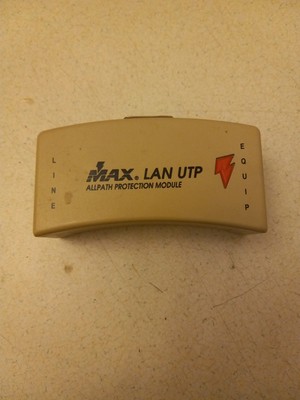  MAX LAN UTP Isolated loop circuit protector. 7 Volt, RJ-11/45 6 pins