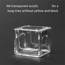 Clear Acrylic Billiard Chalk Powder Box Billiard Chalk Storage Decorative Box