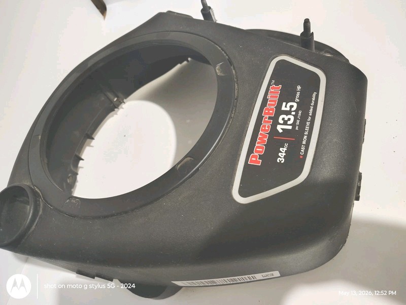 Briggs & Stratton PowerBuilt Engine Shroud Cover 344cc 13.5hp Black 124T02