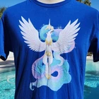 My Little Pony - Princess Celestia - Blue Shirt (Size M)