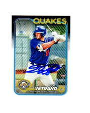 Joe Vetrano 2024 Topps Pro Debut signed autograph baseball card Dodgers b