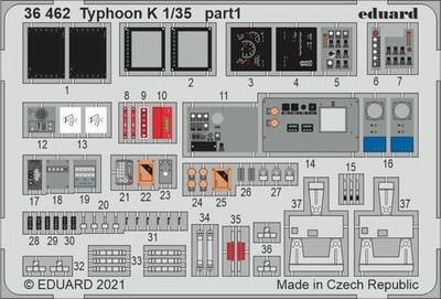 Eduard Accessories 36462 - 1:35 Typhoon K 1/35 for ZVEZDA - Neu
