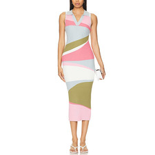 Minkpink Abstract Multicolor Danica Size M Dress