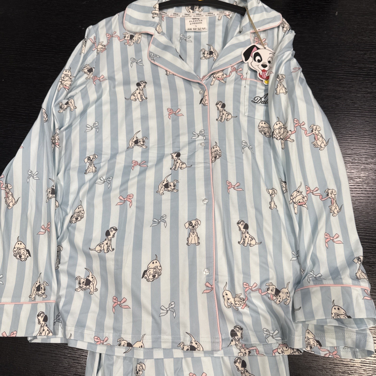 New Disney 101 Dalmatians Ladies Pyjama Set Size Large - PRIMARK
