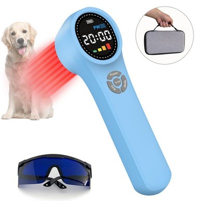 1760mW Cold Laser Red Infrared Therapy for Dogs Cats Foot,Hip,Back Injury Relief