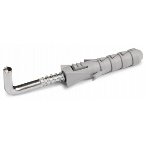 FIX DAMPER PLUGS 10X50MM WITH ANGLE HOOK FIX-10K