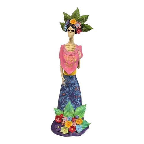 FINE ART CATRINA – 16" Día de los Muertos Inspired Figurine – Day of the Dead