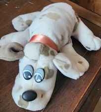 TONKA POUND PUPPIES SMALL BROWN SPOTTED PUPPY DOG PLUSH STUFFED ANIMAL 1985