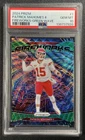 PATRICK MAHOMES II PSA 10 2024 PANINI PRIZM #1 FIREWORKS GREEN WAVE CHIEFS 7920