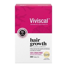 Viviscal Hair Growth Supplement Women Biotin Collagen 180 Tabs 90 Day