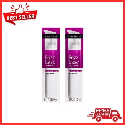 2PK John Frieda Frizz Ease The Rescuer, Damaged Hair Repair Serum, 1.69 fl oz