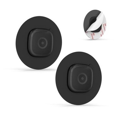2Pack for Tile Mate Case with 3M Adhesive Sticker, 2Pcs (Black + Black)