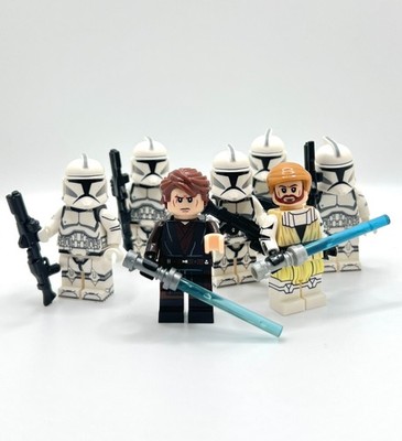 Star Wars Anakin Obi-Wan Phase 1 Clone Troopers Clone Wars Konvolut x5