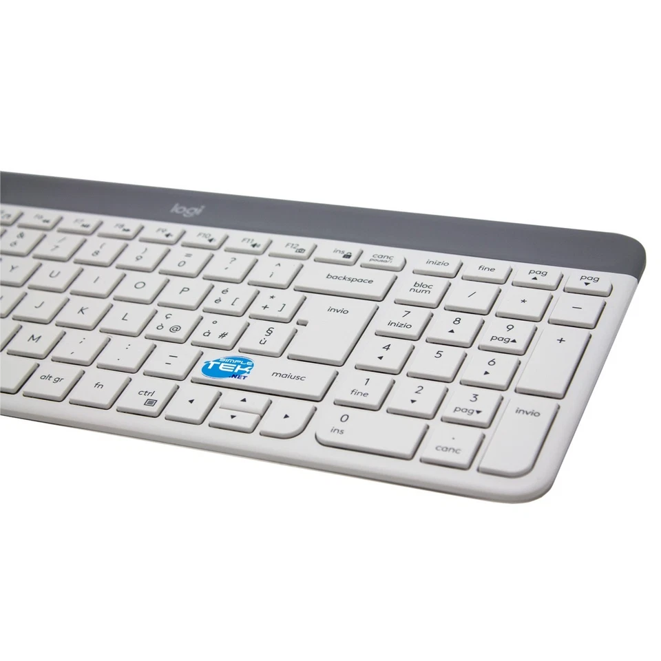 Logitech MK470 Wireless Mouse And Keyboard Kit Italian Layout White - Image 4 of 4