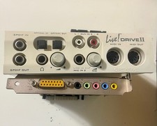 creative sound blaster Live Drive II + sound blaster CT 4830
