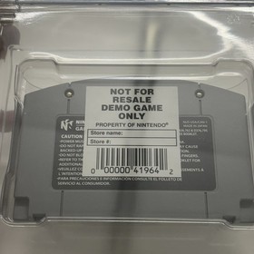 Nintendo 64 N64 Mario Party 2 NFR Not For Resale CGC Graded 8.0 Kiosk Store Demo