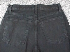 Abercrombie Fitch Jeans Womens 10 Black 90s Straight Ultra High Rise 29x30